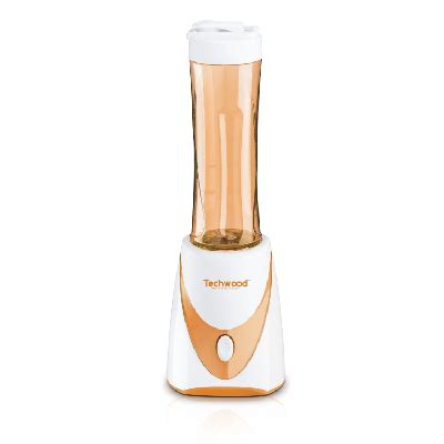 Techwood TBL 503 blender 0 5 L Mélangeur de table 250 W Orange Blanc