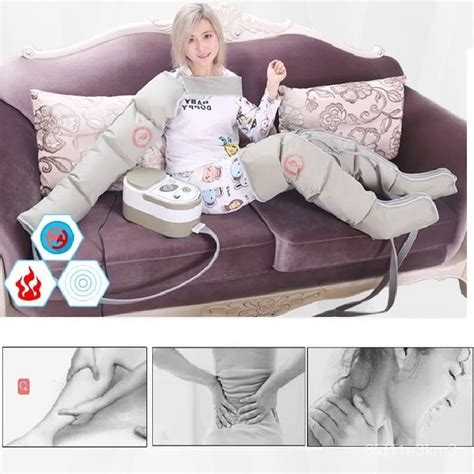 Air Wave Pressure Pressotherapy Massage Compression Circulator Leg Arm Waist Lymphatic