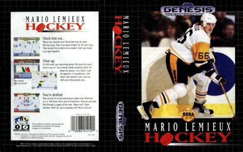 Mario Lemieux Hockey Sega Genesis VideoGameX