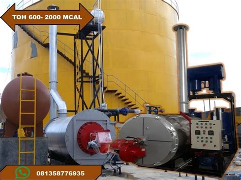 JUAL THERMAL OIL BOILER 1000 MCAL 3000 MCAL Bejo Burner