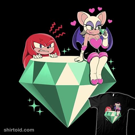 Rouge and Knuckles - Shirtoid