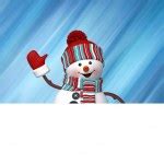 Cartoon Snowman Holding Blank Banner Stock Photo By Wacomka