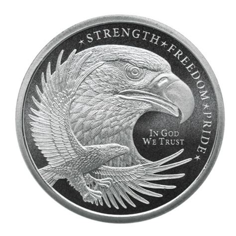 Buy 1/4 oz Golden State Mint Eagle Silver Round (BU) | Monument Metals ...