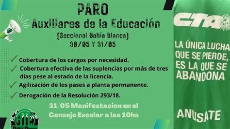 Se Afecta El Normal Dictado De Clases Por Un Paro De Los Auxiliares