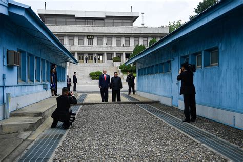 Trump Kim Historic Meeting At Korean Dmz In Photos