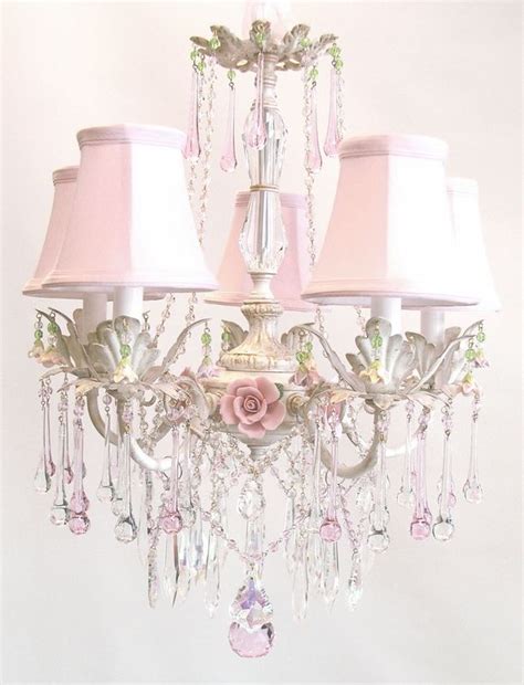 Bella Rose Chandelier With Shades By I Lite 4 U