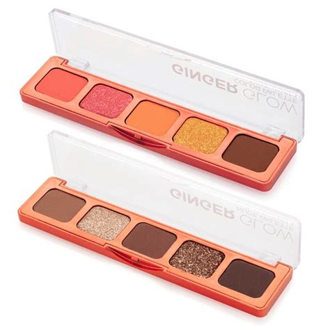 Kit Paletas De Sombras Ginger Glow Color E Nude Produtos Mais Vaidosa Kit Paletas De