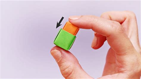 Diy Mini Origami Button Toy No Glue Origami Fidget Toy Origami