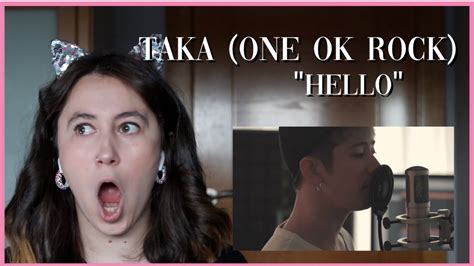 Taka One Ok Rock Hello Adele Cover Reaction Video YouTube