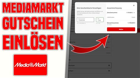 Media Markt GUTSCHEIN Online EINLÖSEN Mediamarkt GESCHENKKARTE online