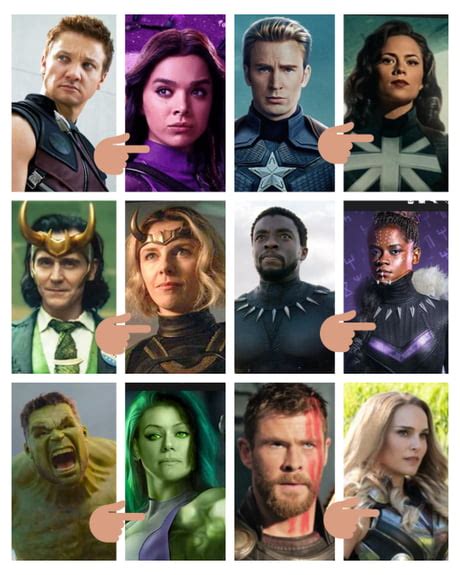 All Marvel Characters List