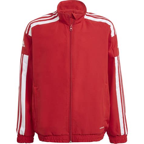 Adidas Herren Präsentationsjacke Squadra 21 rot weiß online kaufen