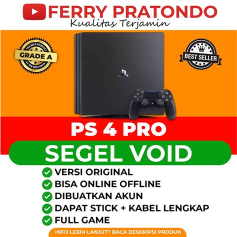 Jual PS4 PRO 4K FULL GAME Indonesia Shopee Indonesia