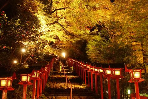 貴船神社境内・周辺や叡山電車 もみじのトンネルにて紅葉ライトアップ「京の奥座敷・貴船もみじ灯篭」11月3日～11月26日開催