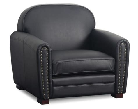 Fauteuil Club Simili Cuir Noir Havane Lestendances Fr