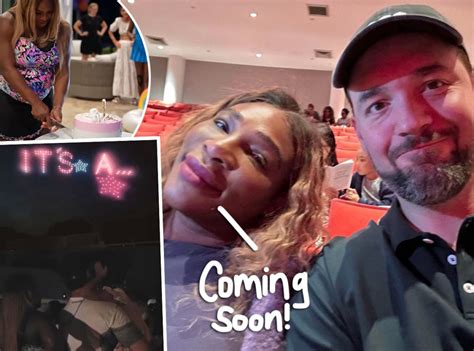 Serena Williams Reveals Sex Of Baby No. 2 With Dazzling Light Show ...