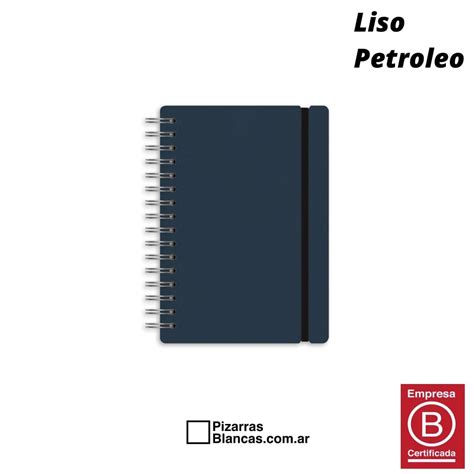 Cuaderno Studio A5 Rayado Petróleo Librería PB Pizarras Blancas en