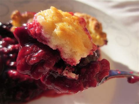 Dimples And Delights Blackberry Raspberry Cobbler