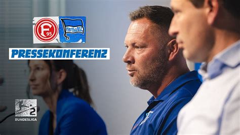 Pressekonferenz vor dem Saisonauftakt bei Fortuna Düsseldorf Hertha