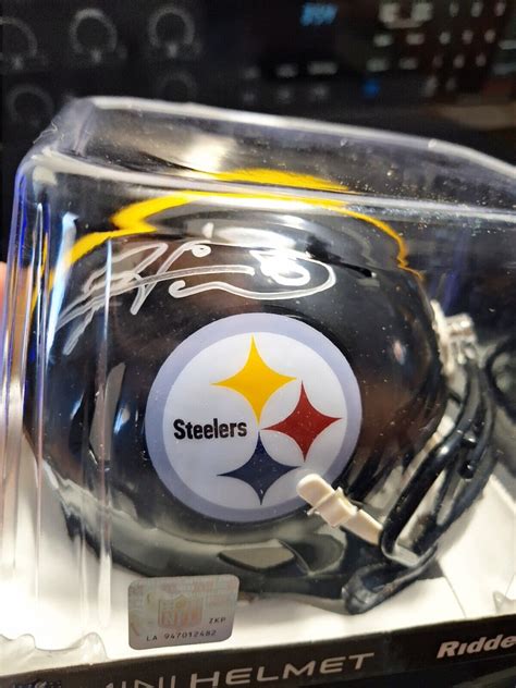 Hines Ward Pittsburgh Steelers Signed Mini Helmet Ebay