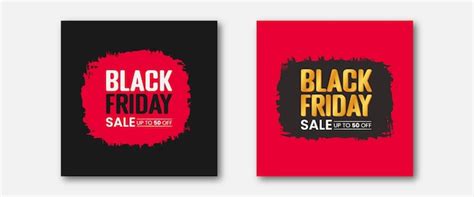 Premium Vector Set Of Black Friday Sale Banner Badge Templates Sales