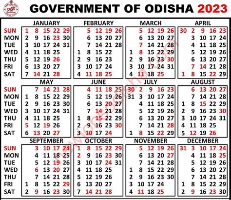 Government Holiday Calendar 2025 Odisha Nic In Bobbi Chrissy