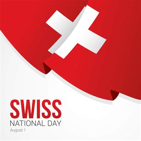 Premium Vector | Swiss National Day