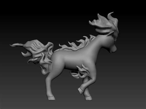 Pokemon Ponyta 3d Model 3d Printable Cgtrader