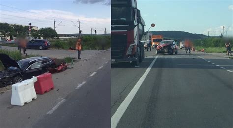 ACCIDENT grav între un autocamion și o mașină în Jucu Două persoane au