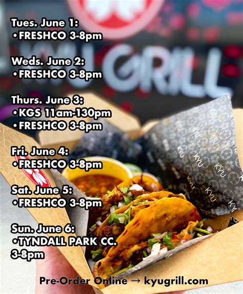 Kyu Grill Food Truck Vancouver Ideas Foodtruckmenu