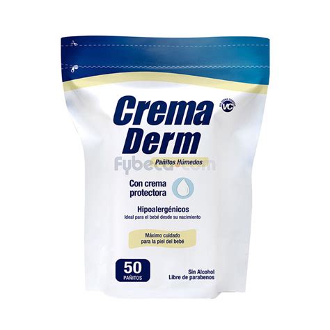 Pañitos Húmedos Crema Derm Con Crema Protectora 50 Unidades Fybeca