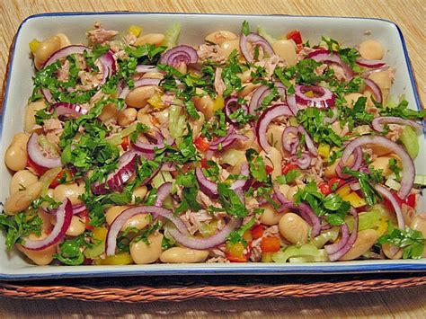 Thunfischsalat Mit Dicken Wei En Bohnen Von Frlm Chefkoch