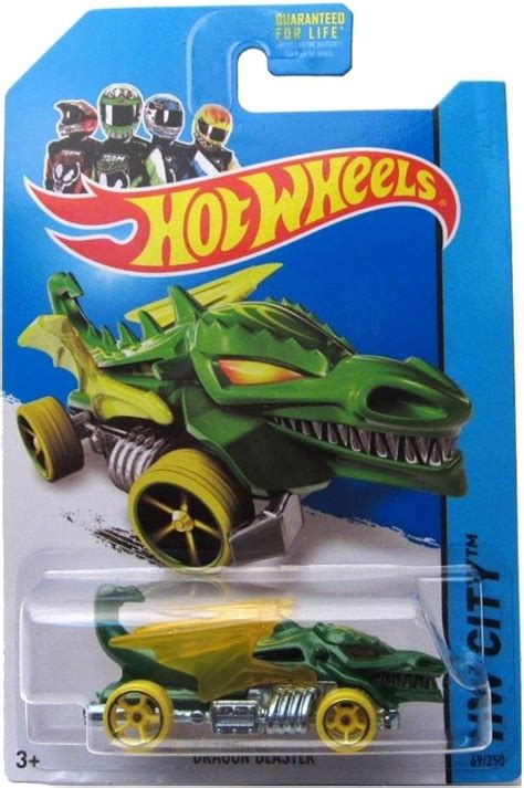 Amazon Hot Wheels 2014 HW City Dragon Blaster 69 250 Green Toys