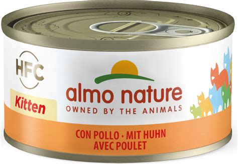 Pâtée ALMO NATURE HFC kitten au Poulet pour chatons