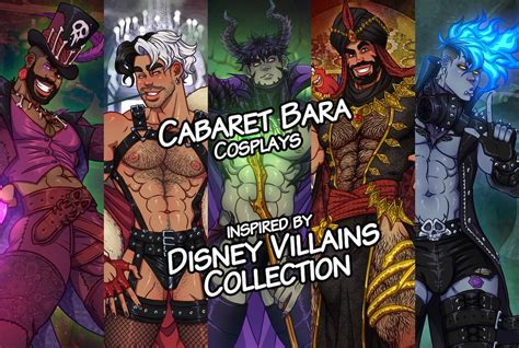 Cabaret Bara Cosplays Inspired By Disney Villains Bara Gay Art Etsy