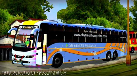 Shyamoli Travels Livery In Varienta Volvo B R Sleeper Bus Mod For