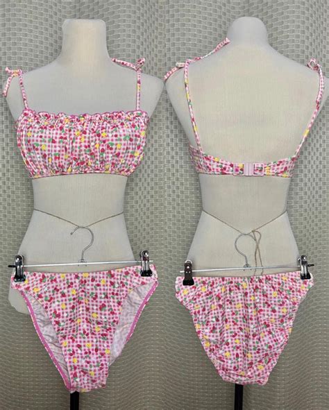 Fruits Print Bikini Swimsuit Women S Fashion Swimwear Bikinis Swimsuits On Carousell