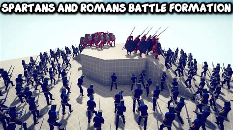 Spartans Romans Battle Formation Vs Every Units Tabs Totally