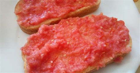 Tostadas Con Tomate Natural Receta De FM Cookpad