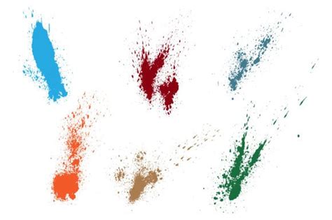 Colorful Blood Ink Splatter Background Graphic By Bdvect Creative