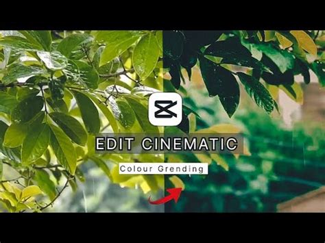 Capcut Color Grading Tutorial Cinematic Color Grading Capcut