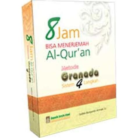 Jual Buku 8 Jam Bisa Menerjemah Al Quran Metode Granada Shopee