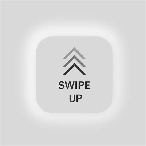 Premium Vector Swipe Up Icon Buttons Social Media Symbol Sign Web