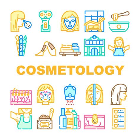 Premium Vector Cosmetology Beauty Procedure Icons Set Vector Lifting