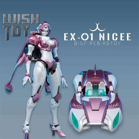 Transformation Robot Toy Nicee Arcee Ex01 Ex 01 Big Firebird Rouge