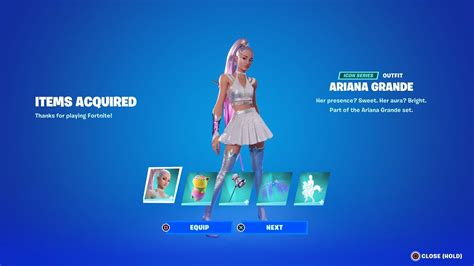 How To Get Ariana Grande Skin Free In Fortnite Captain A Grande