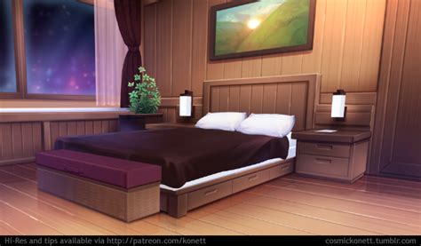 Hotel Room Background by Konett