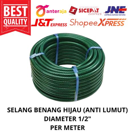 Jual Baca Deskripsi Selang Air Permeter Benang Hijau Selang Air