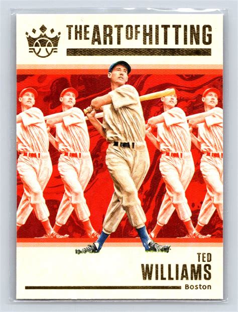 2021 Panini Diamond Kings Ted Williams The Art Of Hitting AOH 1 Boston