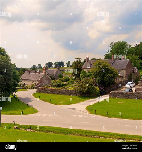 Tissington Village, Derbyshire Stock Photo - Alamy